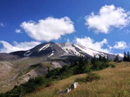 Mt St Helens from Loowit Trail.