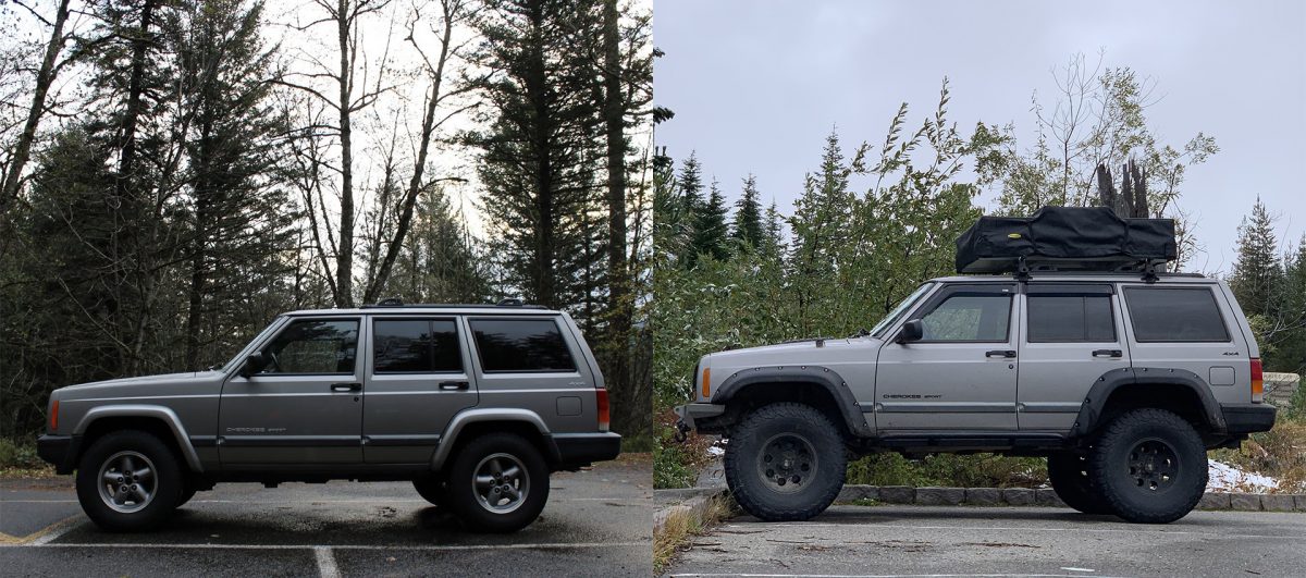 2001 Jeep Cherokee - Before and After