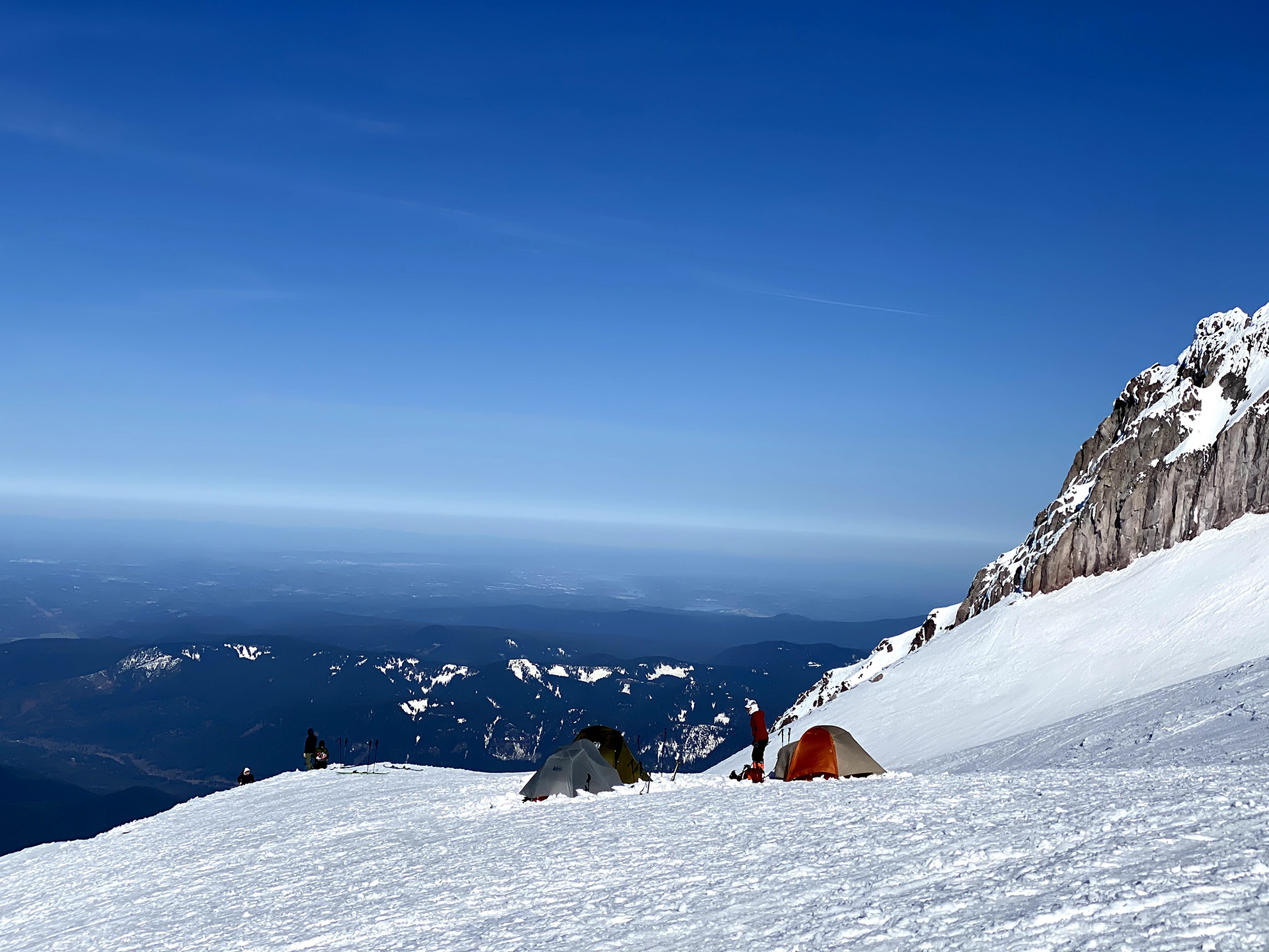 Mt Hood - Camping above Palmer ski lift